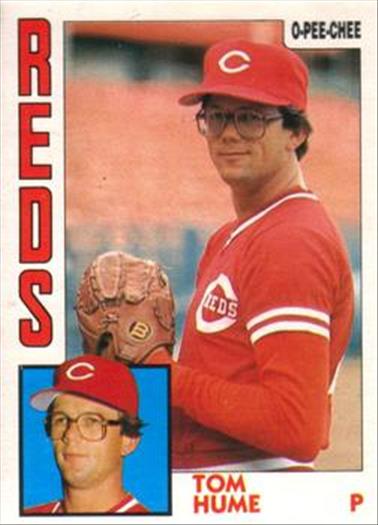 1984 O-Pee-Chee Baseball Cards 186     Tom Hume